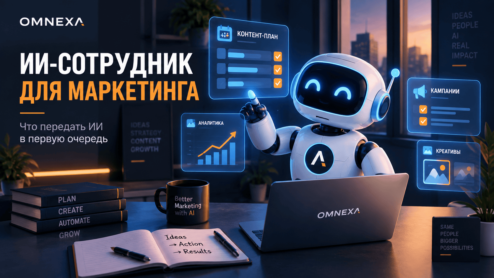 ИИ-сотрудник для отдела маркетинга: какие задачи передавать в первую очередь