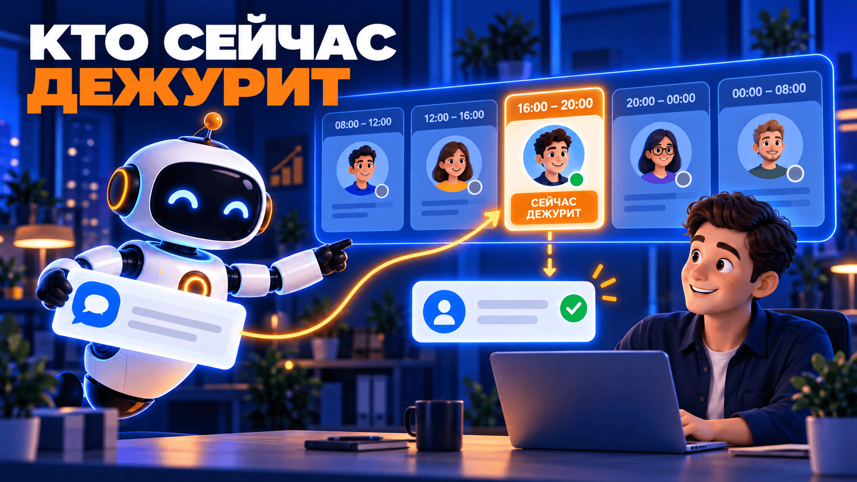 Как настроить график дежурств отдела продаж и не пропускать обращения