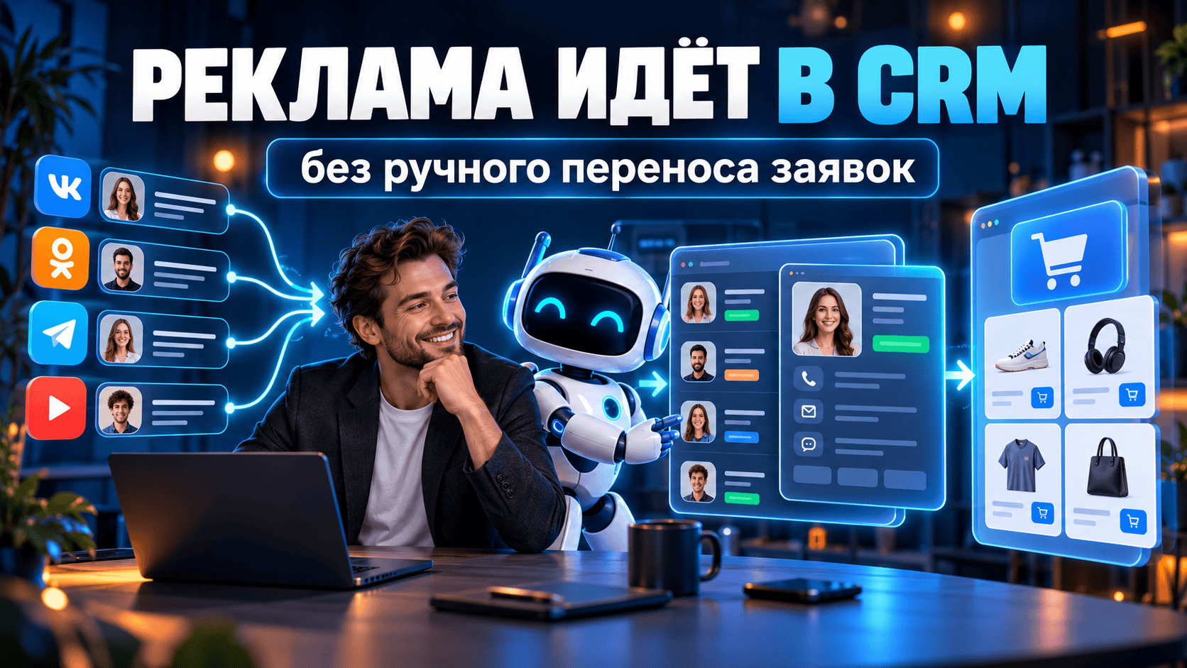 ИИ-реклама подключается к CRM и интернет-магазинам
