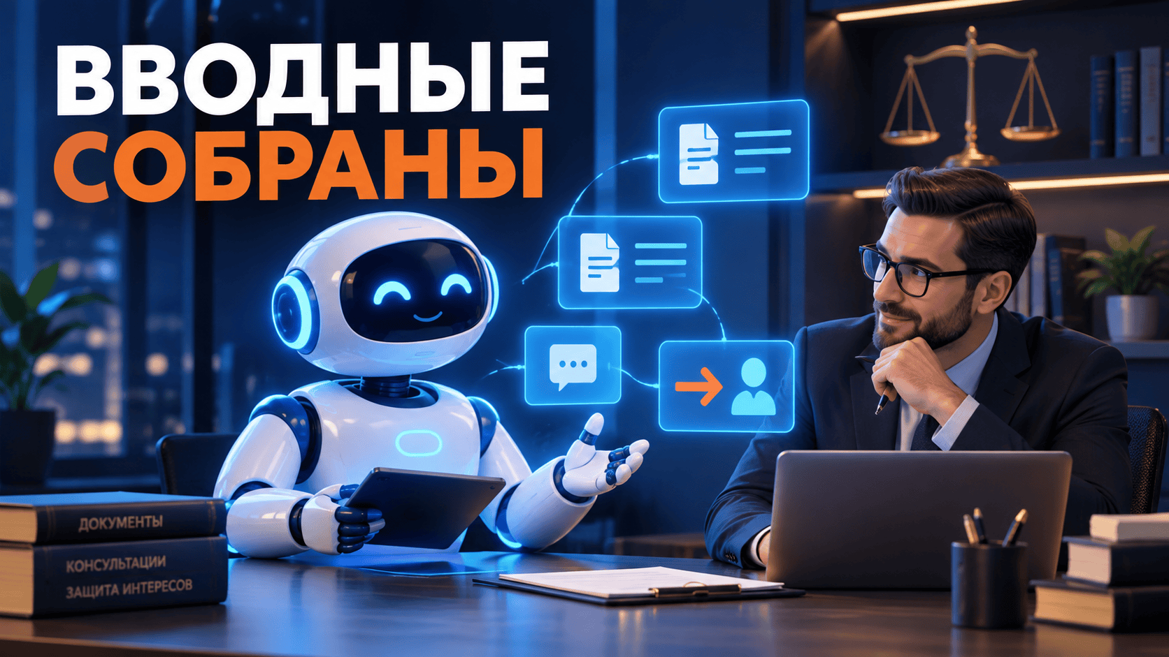 ИИ-продавец для юридических услуг: как собрать вводные и передать сложный запрос специалисту