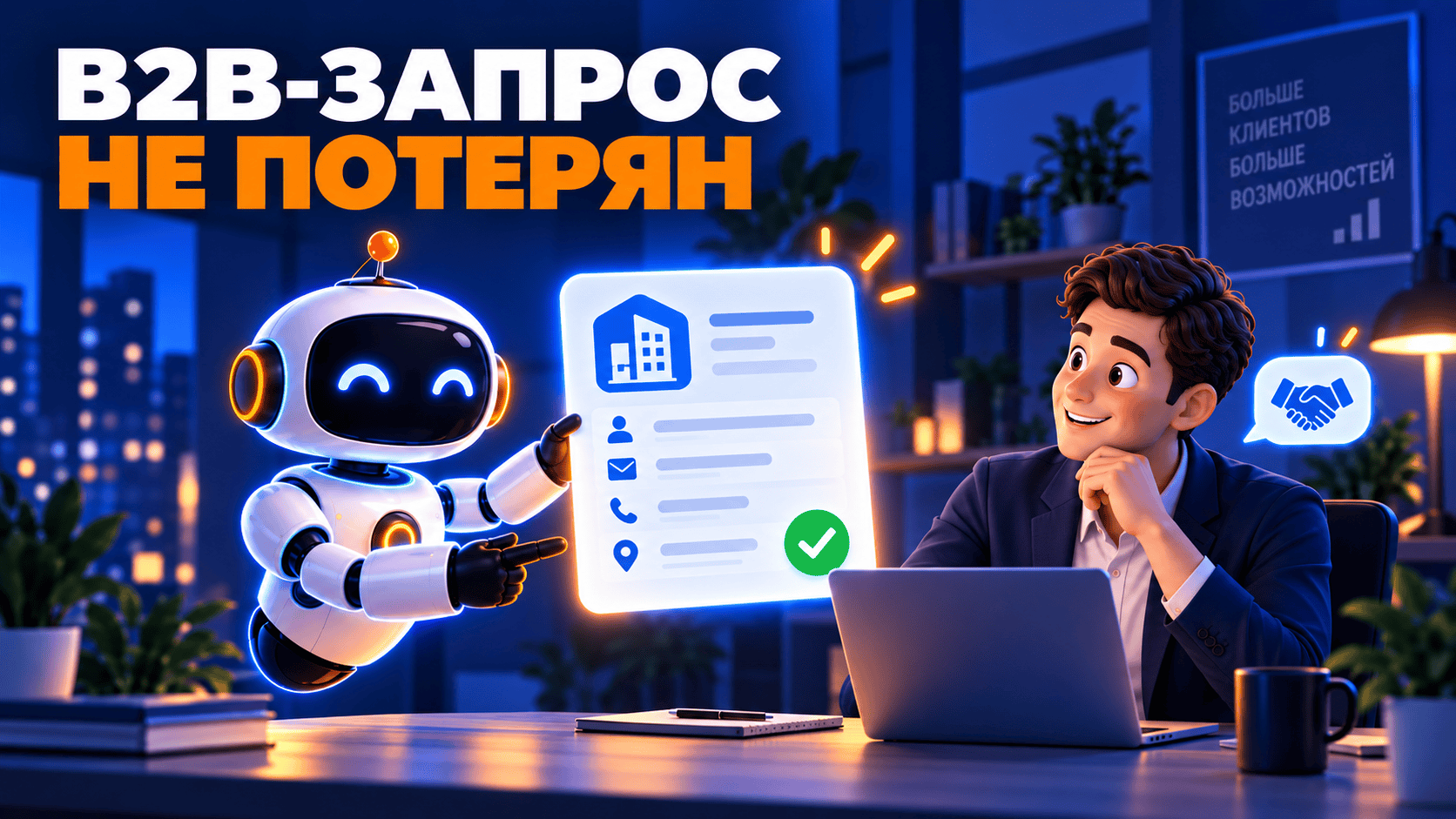 ИИ-продавец для B2B-продаж: как не терять запросы компаний и вести диалог до менеджера
