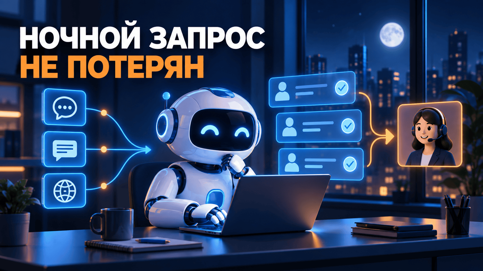 Что отвечать клиенту ночью: сценарий работы ИИ-продавца 24/7